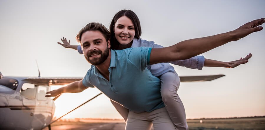 Couple enjoying an adventure in Guatemala